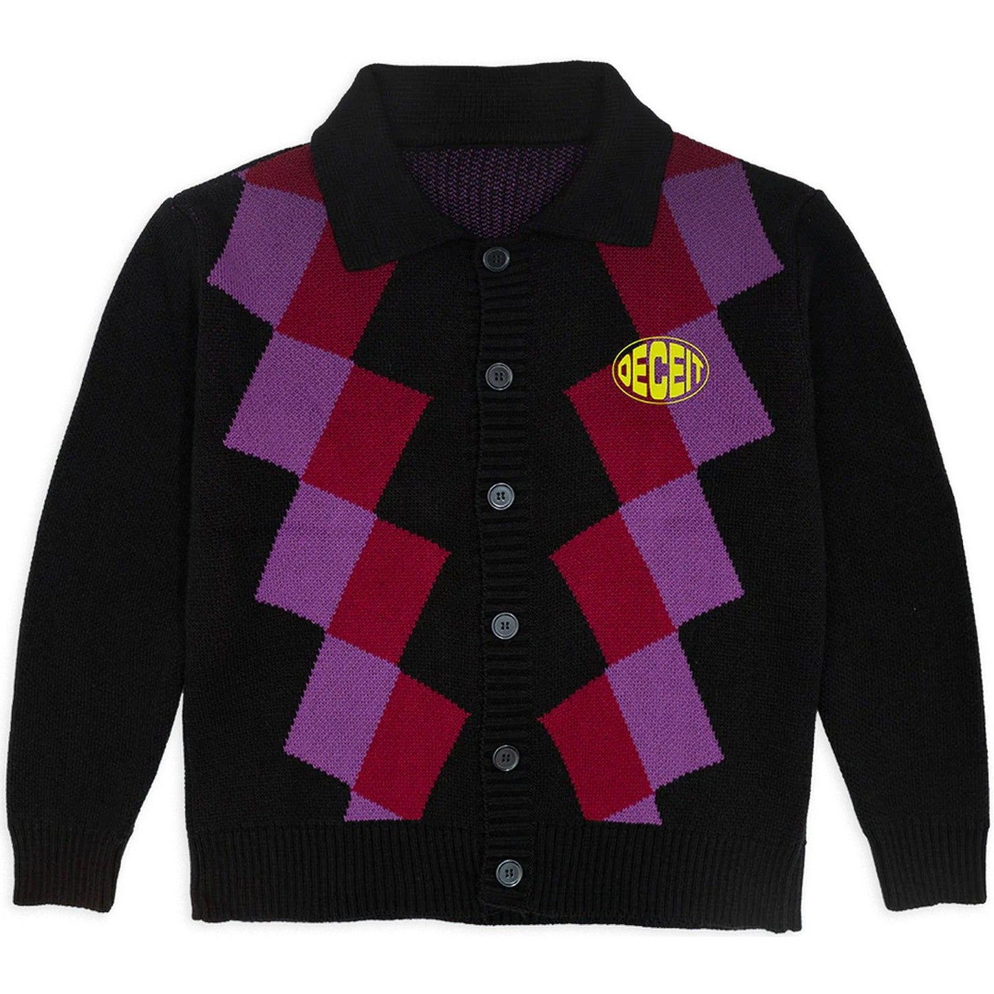 Cardigan Uomo Deceit - Gogogo Cardigan - Nero