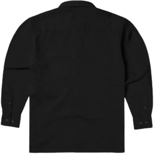 Bélier Chemises décontractées pour hommes – Chemise d'uniforme à manches longues Mini Problemo – Noir