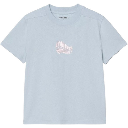 T-shirt Donna Carhartt Wip - W' S/S Psshh T-Shirt - Blu