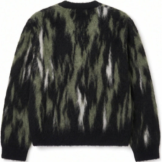 Cardigan Uomo Vertere Berlin - Ashfall Knit Cardigan - Verde