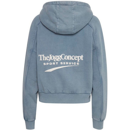 Damen-Kapuzenpullover The Jogg Concept – Jcrubi Cutline Hoodie – Hellblau