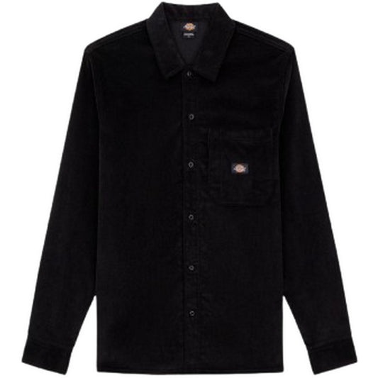 Camicie casual Uomo Dickies - Corduroy Shirt Ls - Nero