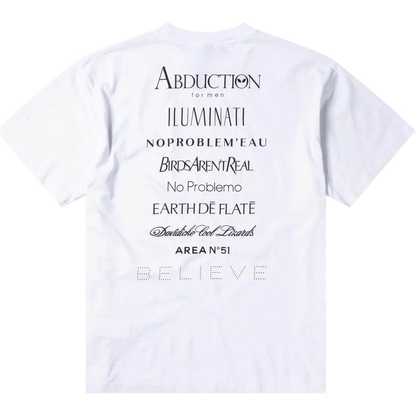 T-shirt Uomo NO PROBLEMO - Eau De Problemo SS Tee - Bianco