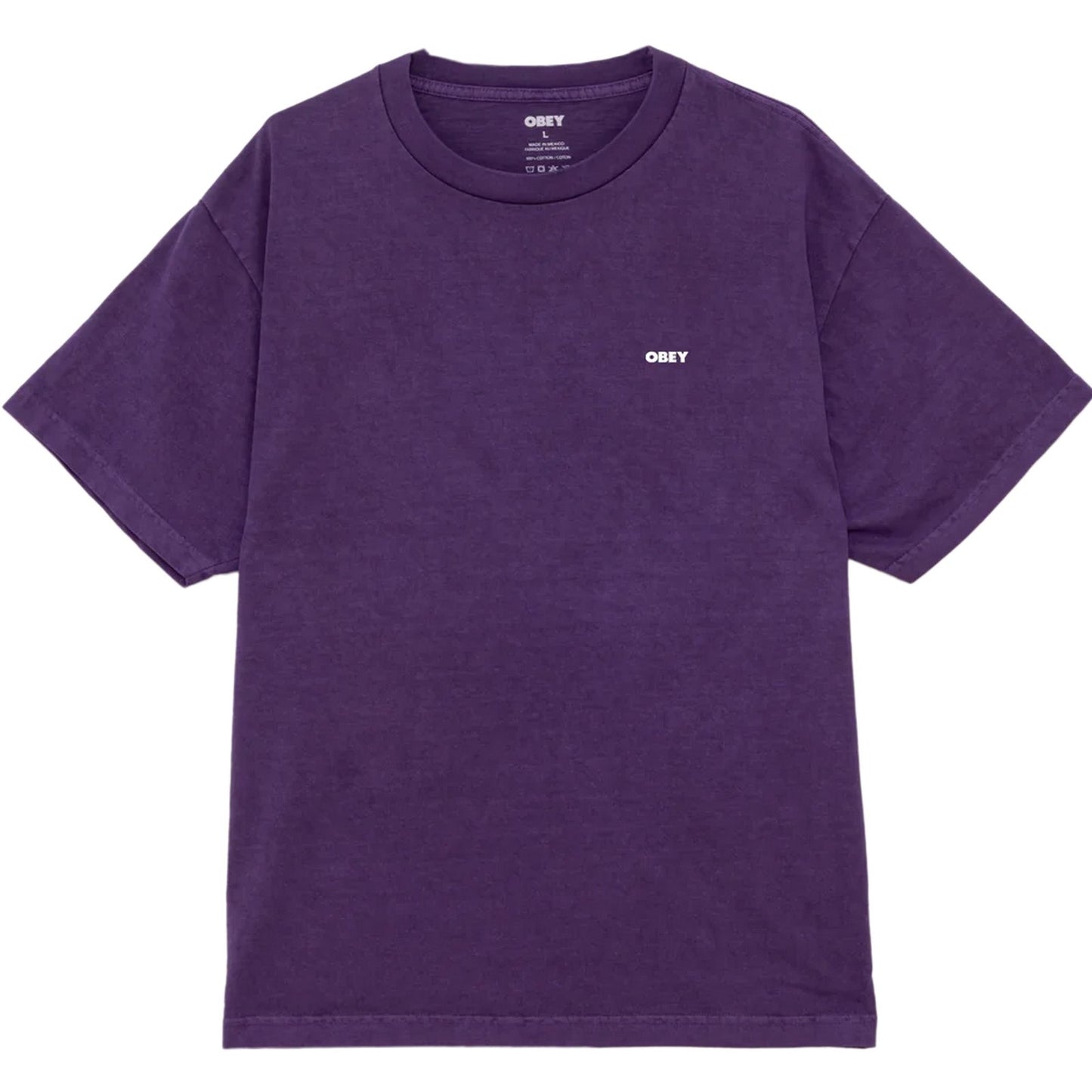 T-shirt Unisex Obey - Obey Bold Icon Face Tee - Viola