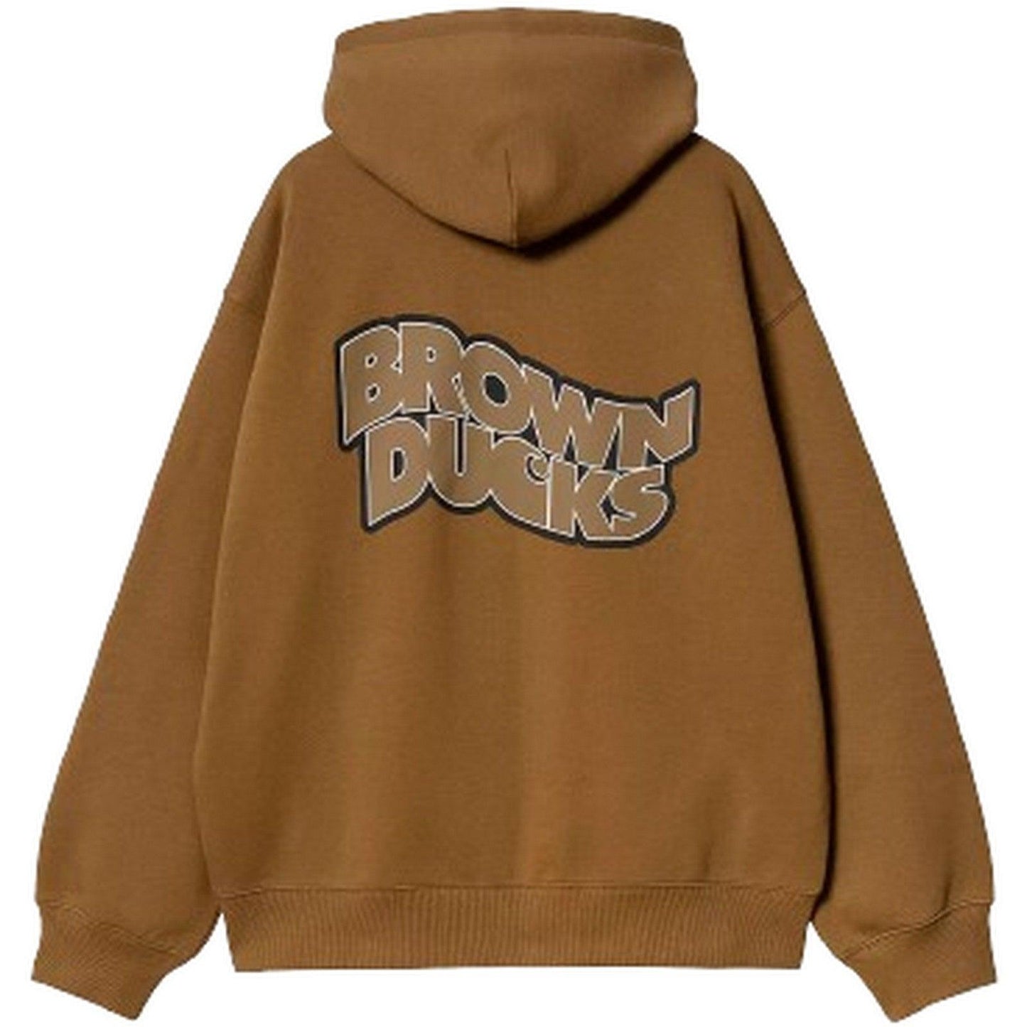 Giacche Uomo Carhartt Wip - Hooded Brown Ducks Jacket - Marrone