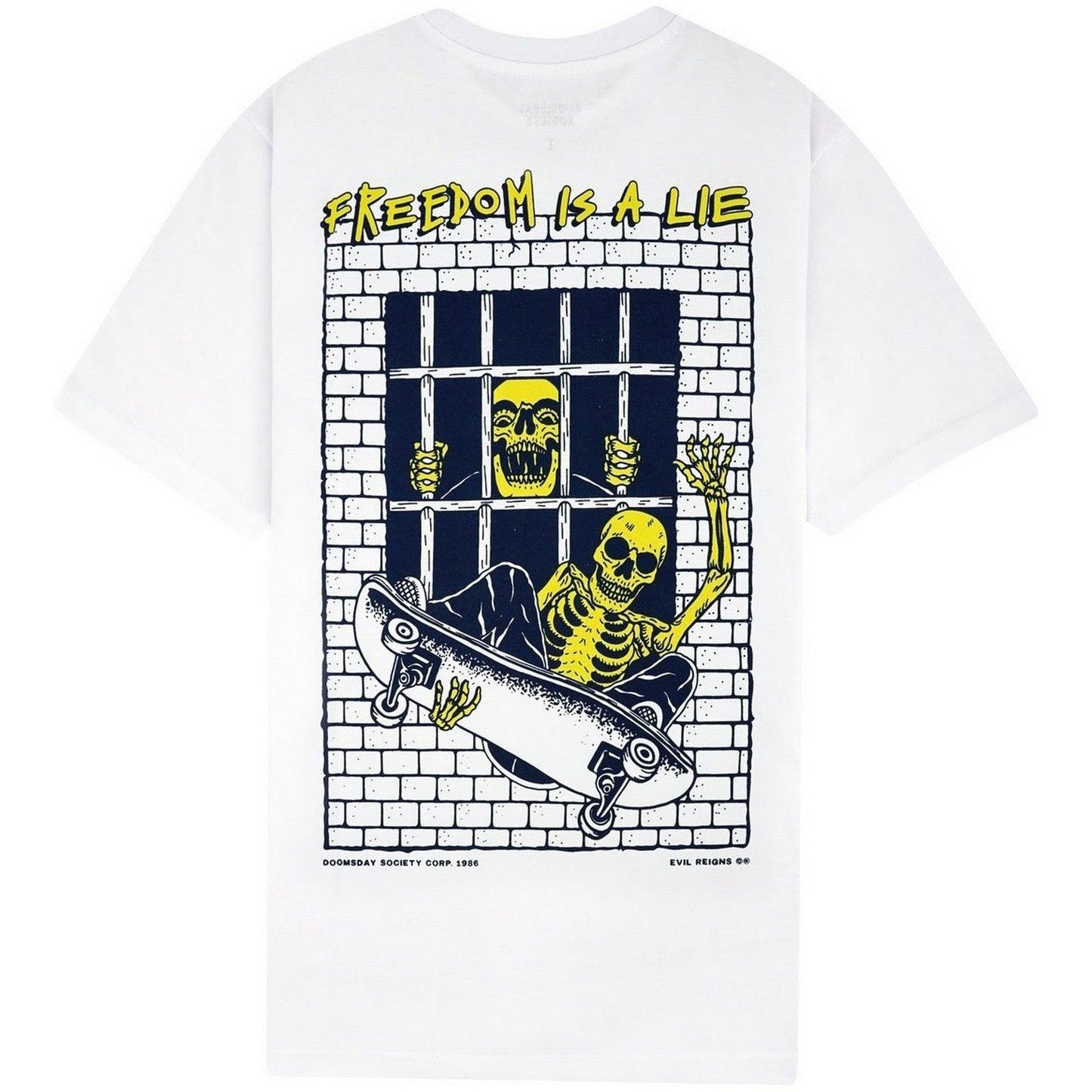 T-shirt Uomo Doomsday - Freedom T Shirt - Bianco