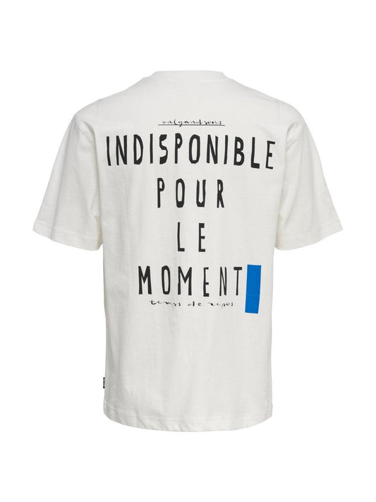 Only & Sons Herren T-Shirt – Onswilbert Rlx Ss Tee – Weiß