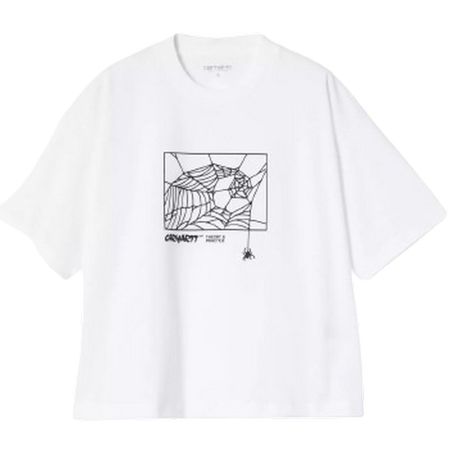 T-shirt Donna Carhartt Wip - W' S/S Theory And Practice TS - Bianco