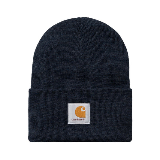 Carhartt Wip Bonnets tricotés unisexes - Chapeau de montre en acrylique - Bleu