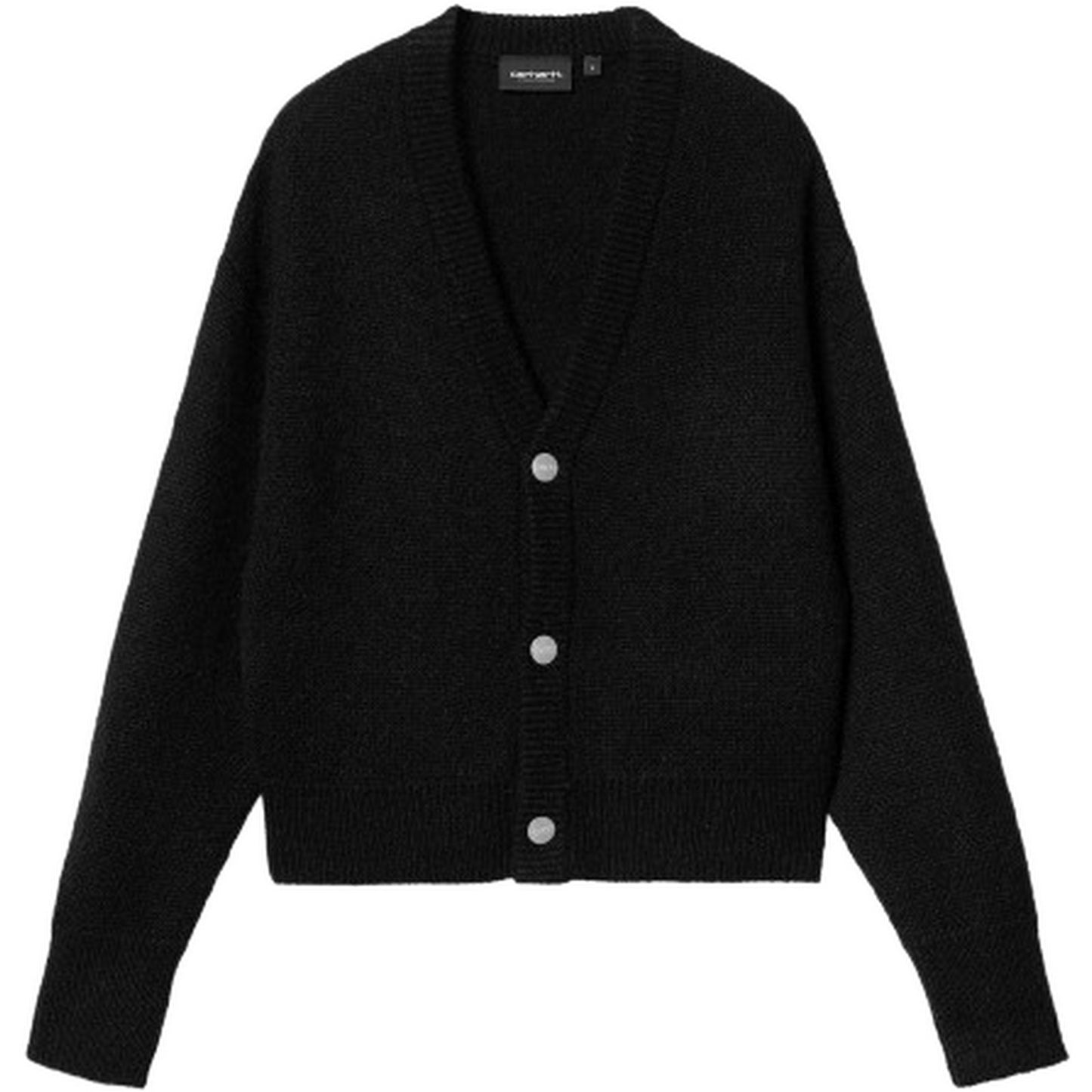 Carhartt Wip Damen-Cardigan – W' Merton Cardigan – Schwarz