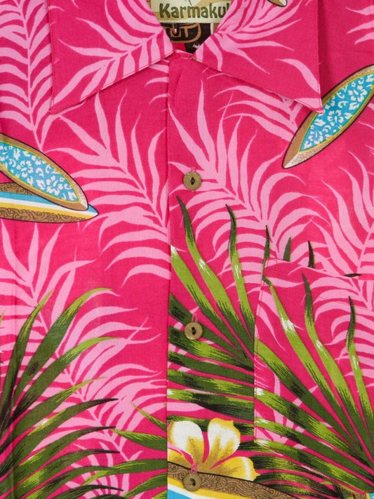 Męskie koszule codzienne Karmakula – Low Rider – Różowy