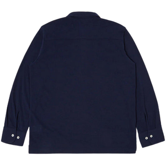 Maglie Uomo Universal Works - Pullover Ls Shirt - Blu