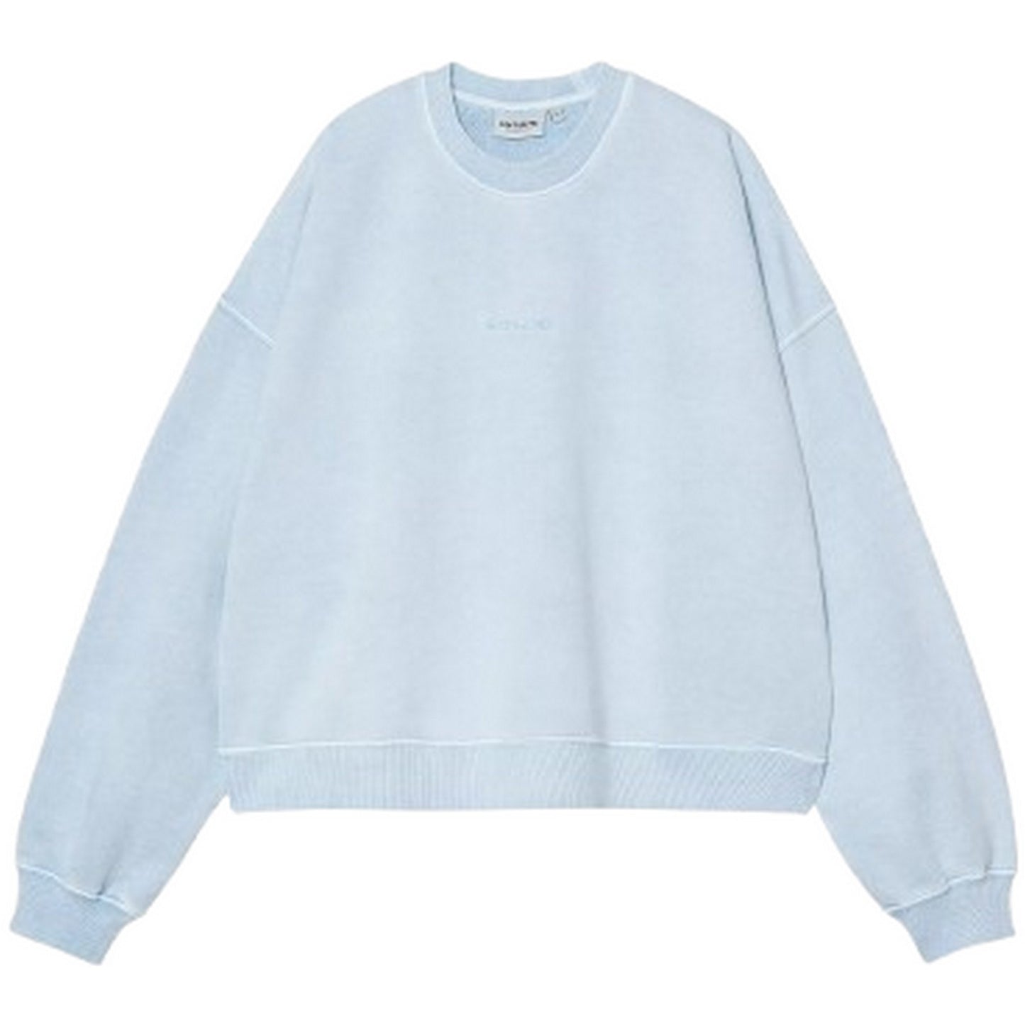 Carhartt Wip Damen-Kapuzenpullover – W' Benton Sweat – Hellblau