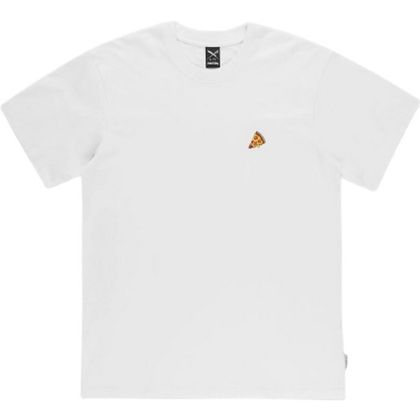 Iriedaily Herren T-Shirt – Pizza Slice T-Shirt – Weiß