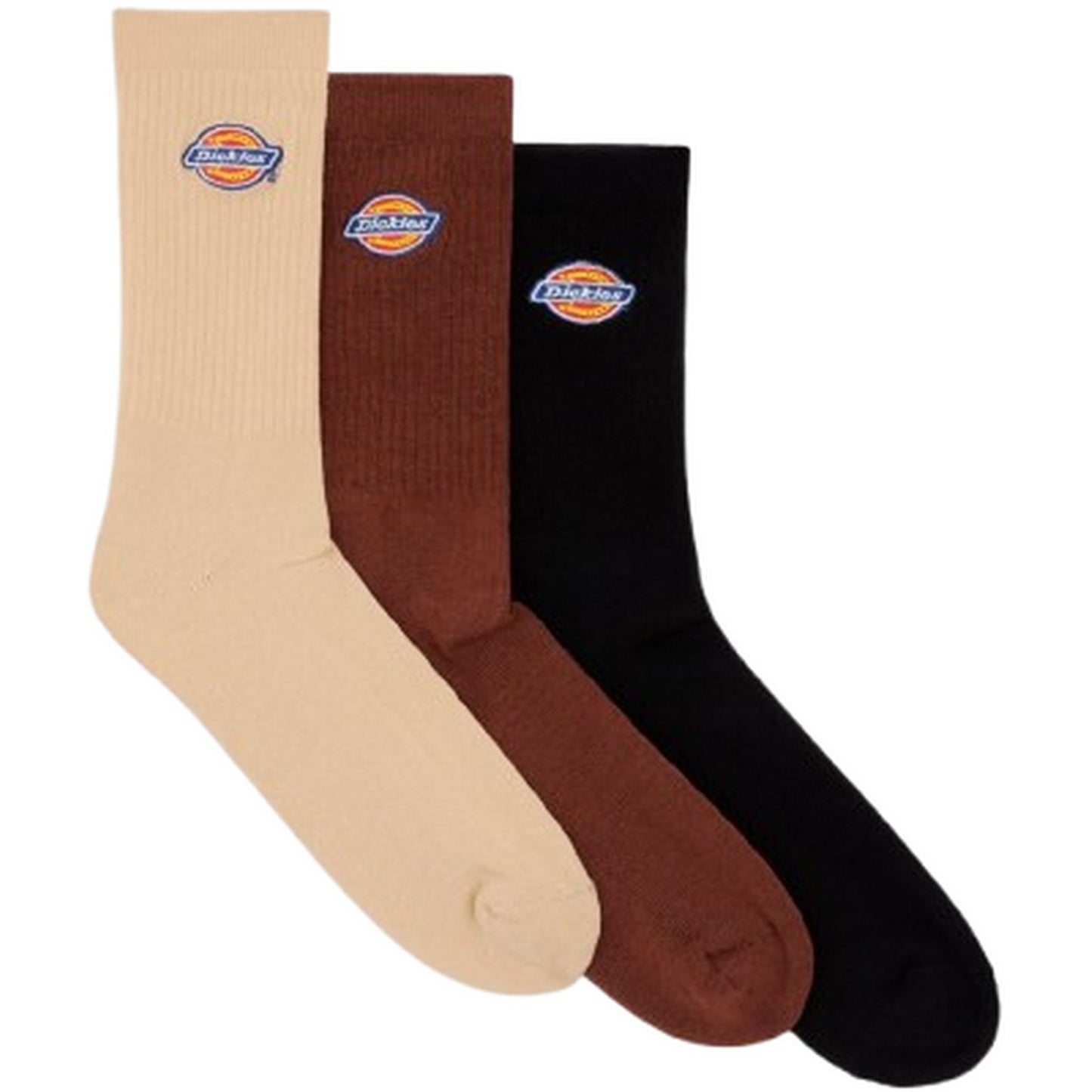 Calze sportive Uomo Dickies - Valley Grove Embroidered Sock - Marrone
