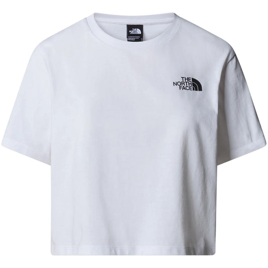 T-shirt Donna The North Face - Women’s Simple Dome Cropped Slim Tee - Bianco