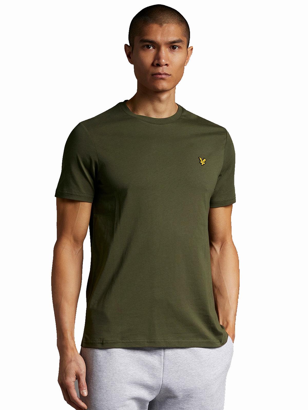 T-shirt Uomo Lyle & Scott - Plain T-Shirt - Verde