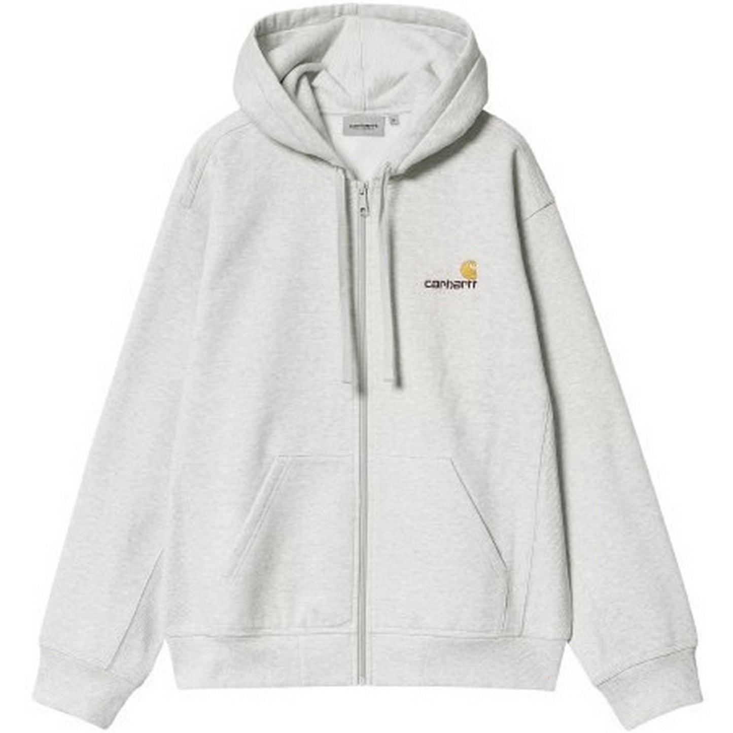 Carhartt Wip Herrenjacken – American Script-Jacke mit Kapuze – Grau