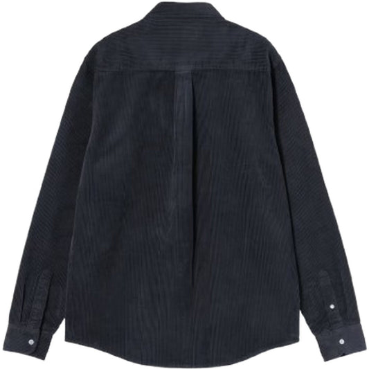Camicie casual Uomo Carhartt Wip - L/S Madison Cord Shirt - Blu