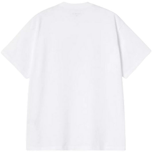 T-shirt Uomo Carhartt Wip - S/S Barbwire C T-Shirt - Bianco