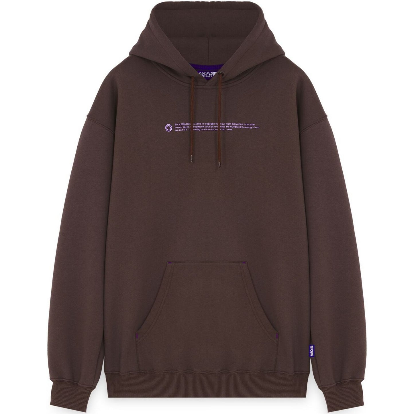 Felpe con cappuccio Uomo Octopus - Outline Logo Hoodie - Marrone