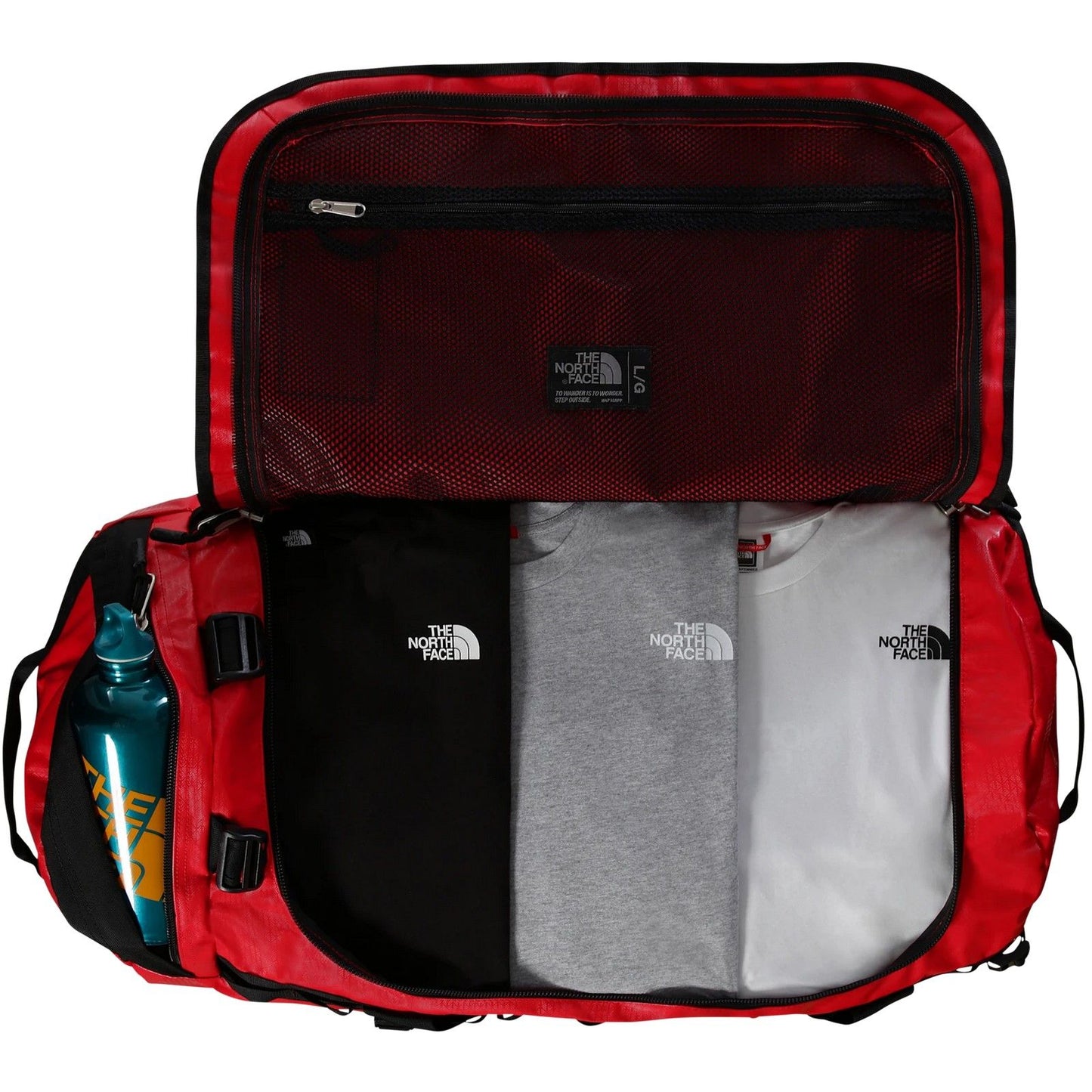 The North Face Unisex Shoulder Bags - Base Camp Duffel - L - Red