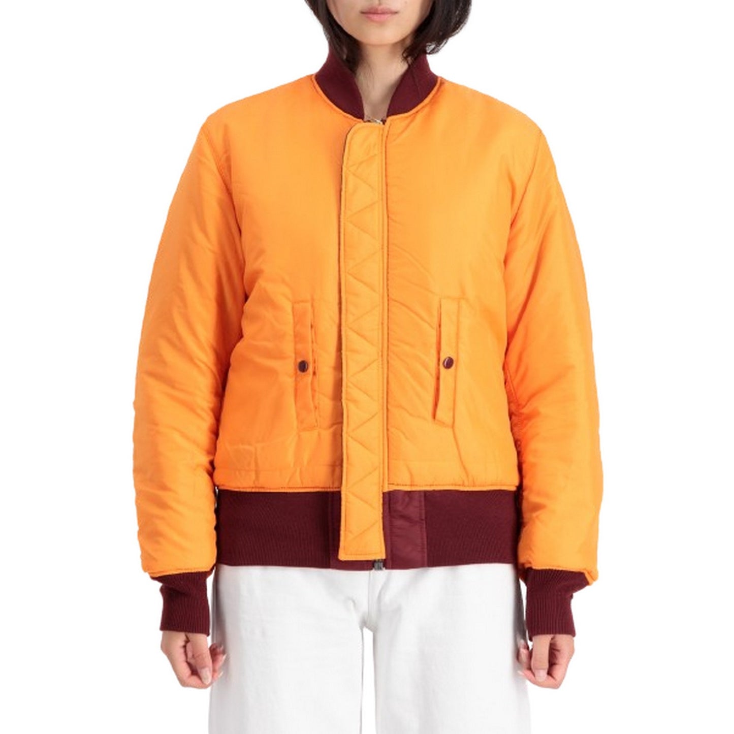 Vestes pour hommes Alpha Industries - Ma-1 (Heritage) - Marron