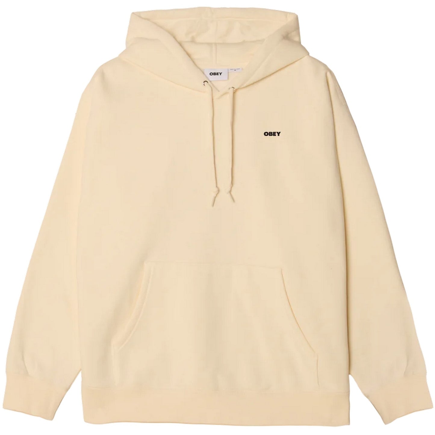 Felpe senza cappuccio Unisex Obey - Obey Icon Stencil Flame Fleece - Bianco