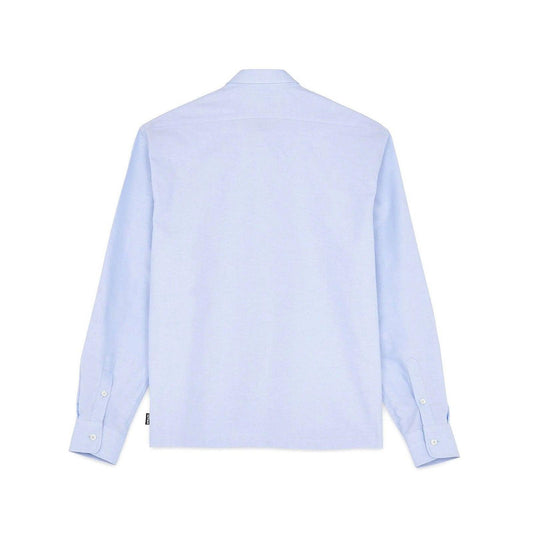 Męskie koszule na co dzień Iuter – Koszula Century Oxford L/S – niebieska