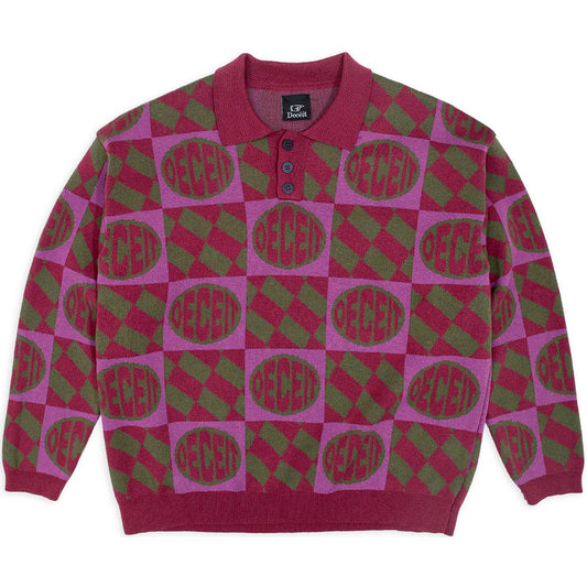 Maglie Uomo Deceit - Gogogo Polo Sweater - Multicolore