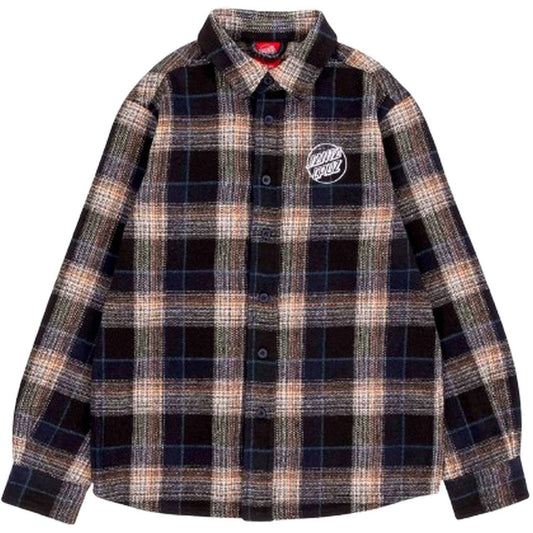 Camisas para niños Santa Cruz - Camisa juvenil Chopper LS - Azul