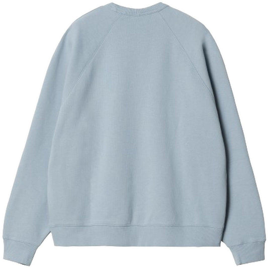 T-shirty damskie Carhartt Wip – W' Signature Sweat – Jasnoniebieski