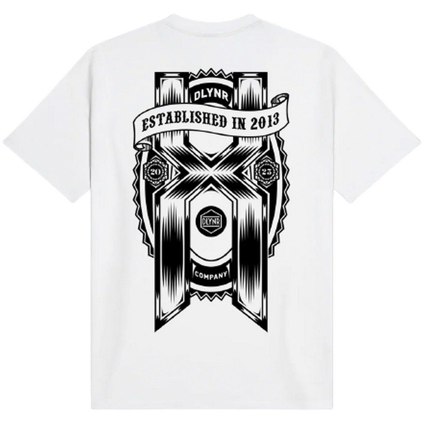 T-shirt Uomo Dolly Noire - Dlynr 10 Years Tee - Bianco