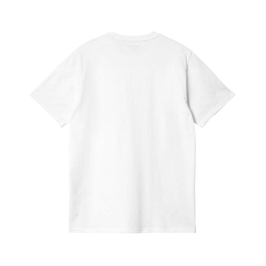 Carhartt Wip T-shirt pour hommes - T-shirt à poche S/S - Blanc