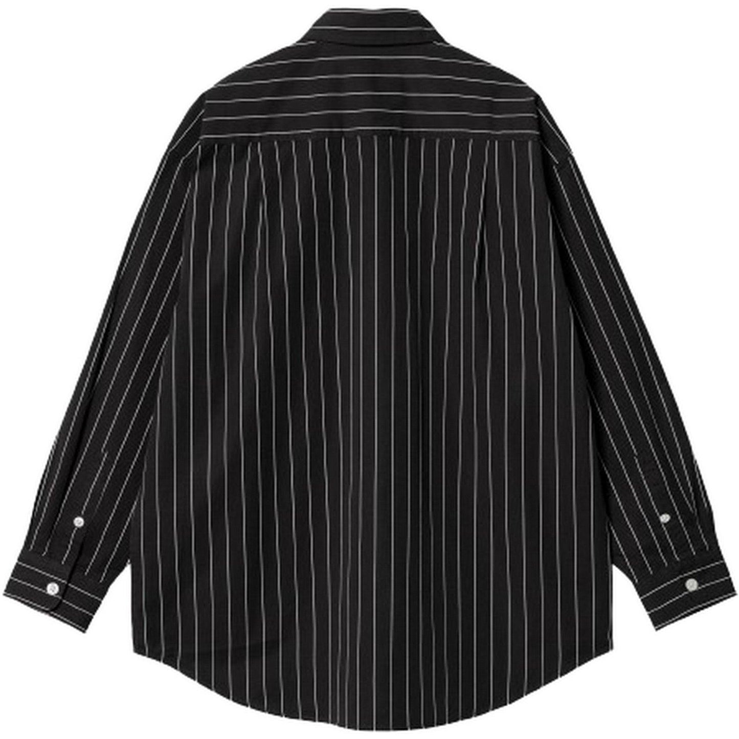 Camicie Donna Carhartt Wip - W' L/S Orlean Shirt - Nero