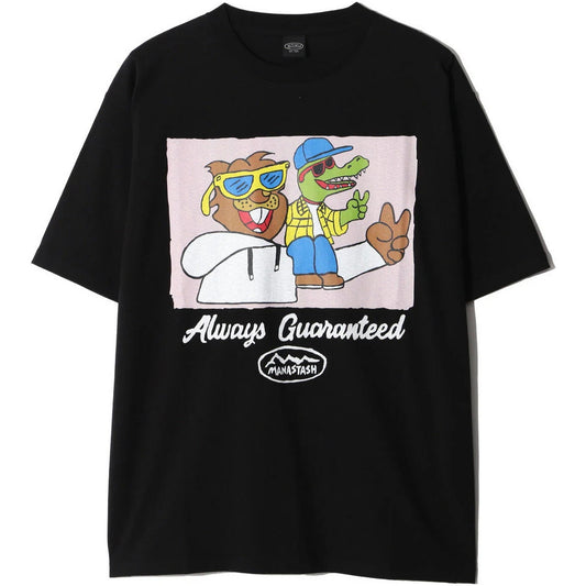 T-shirt Uomo Manastash - Re:ctn Tee Friends - Nero