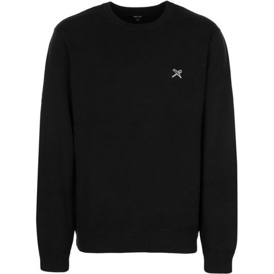 Camisas de manga larga para hombre Iriedaily - Tejido de bandera pesada - Negro