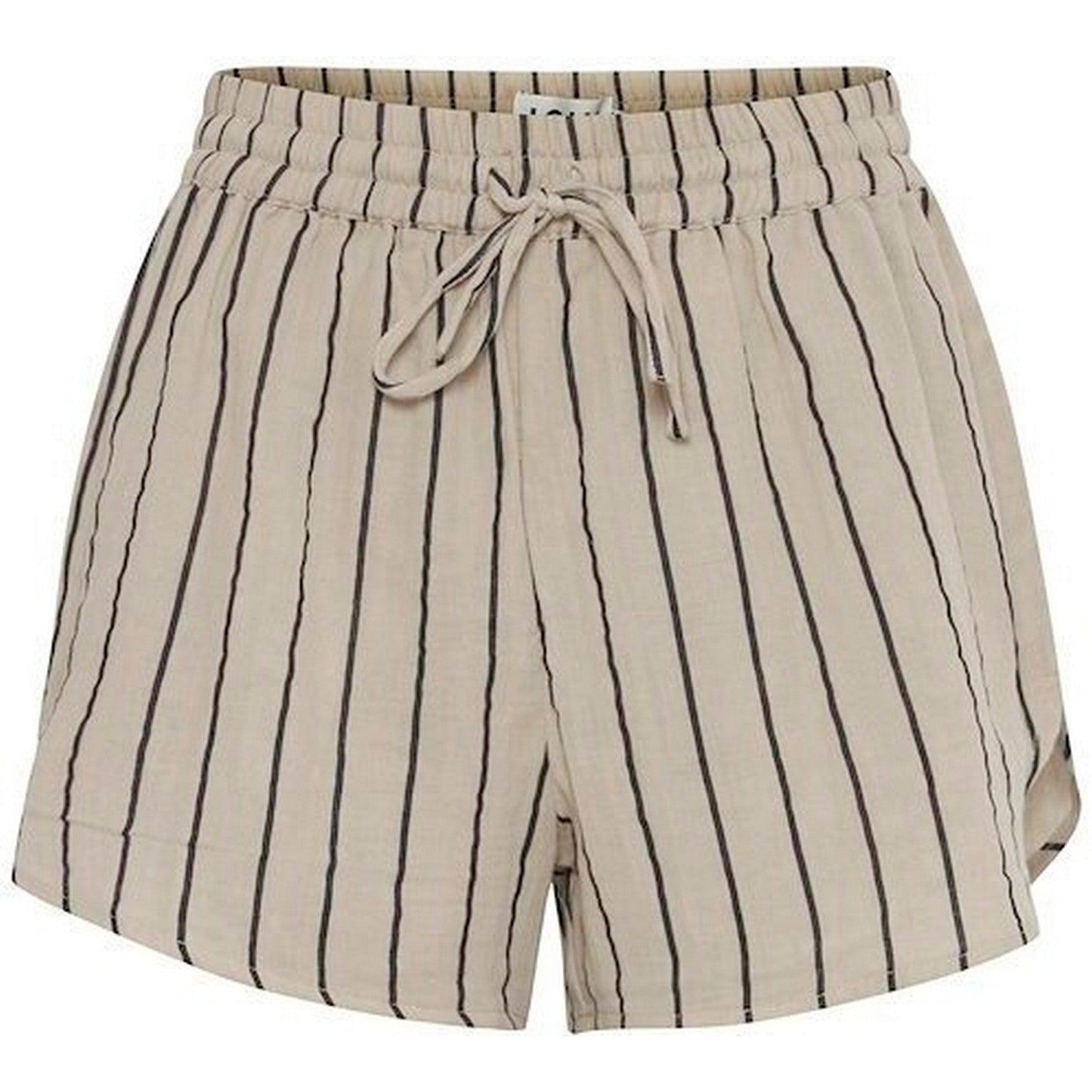 Pantaloncini Donna Ichi - Iafoxa Striped Beach Sho - Beige
