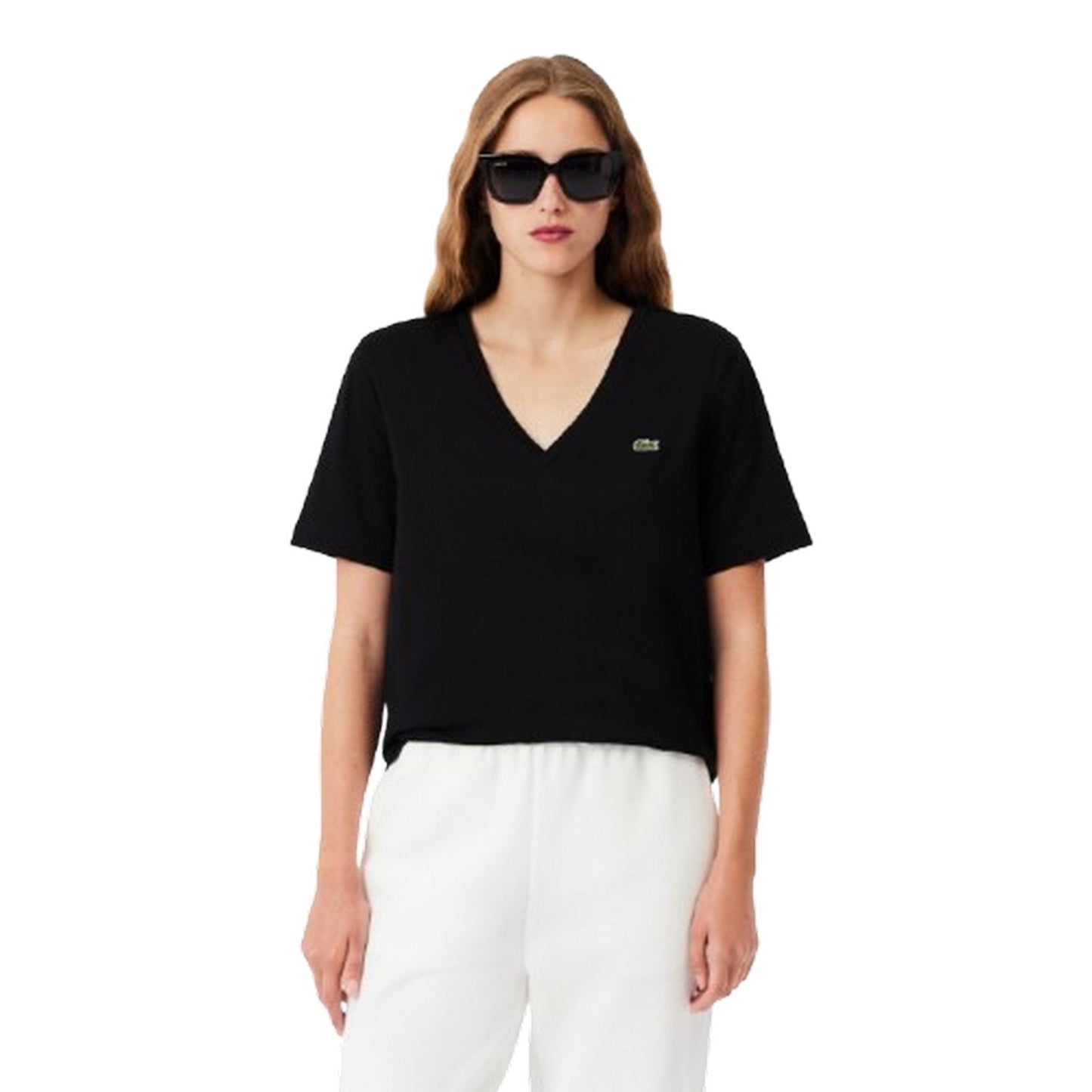 T-shirt Donna Lacoste - Tee-Shirts Donna - Nero
