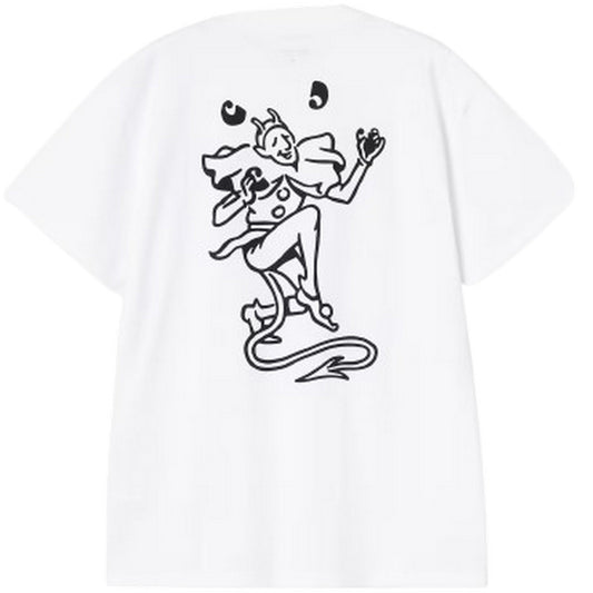 T-shirt Uomo Carhartt Wip - S/S Playing Cards T-Shirt - Bianco