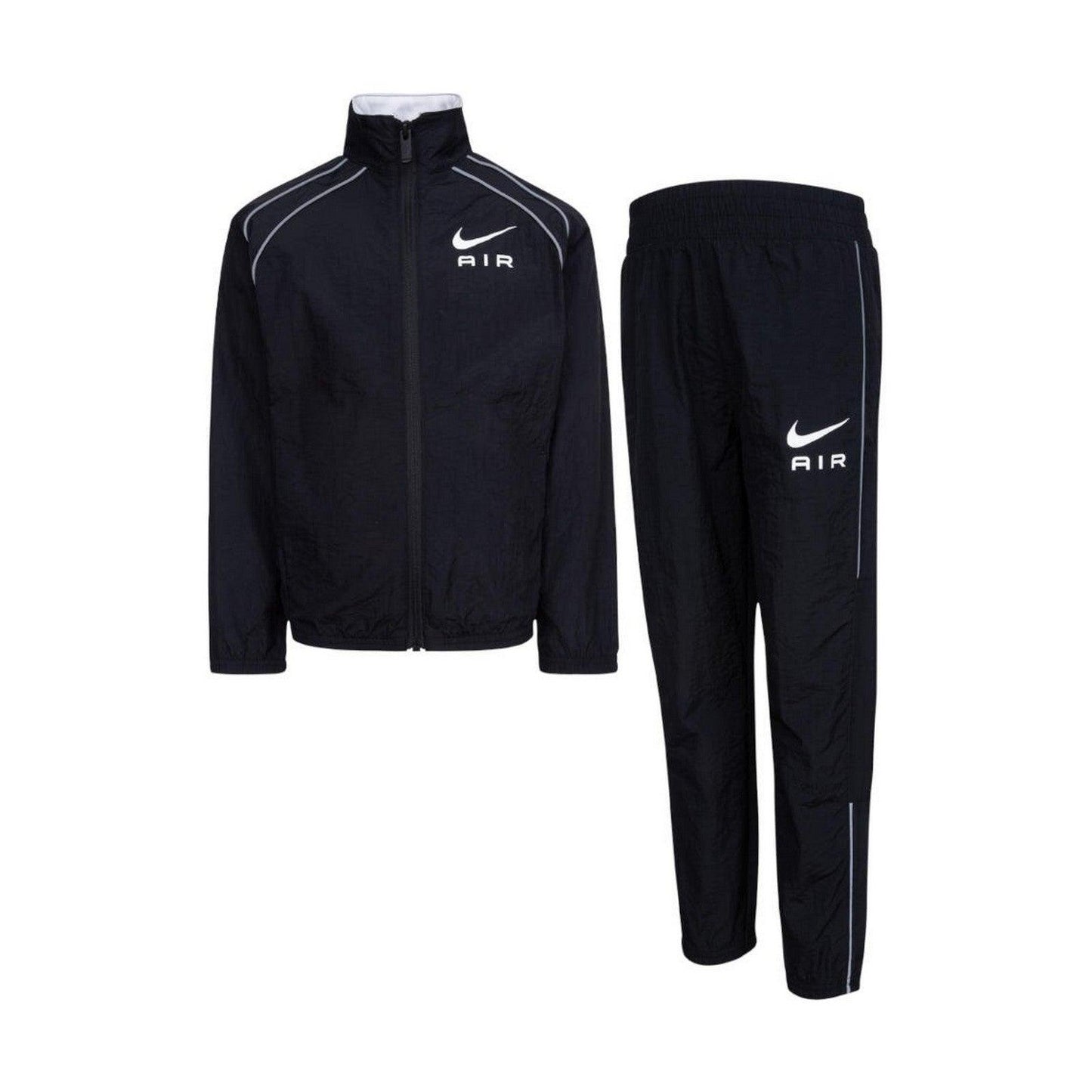Tute a manica lunga Bambino Nike - Bambino N Nsw Air Woven Warm Up Set - Nero