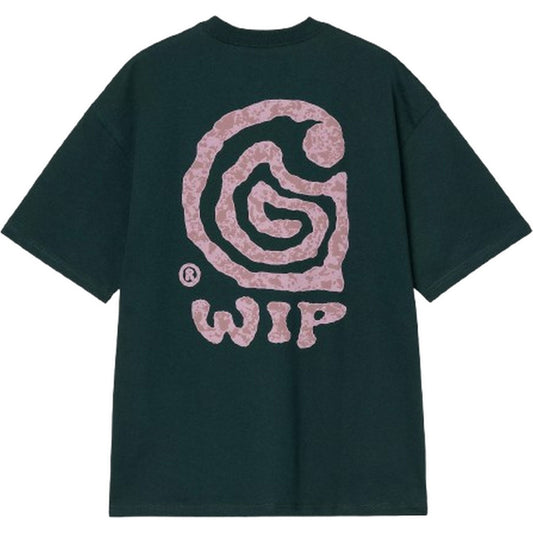 Carhartt Wip T-shirt pour hommes - S/S Helix T-Shirt - Bleu