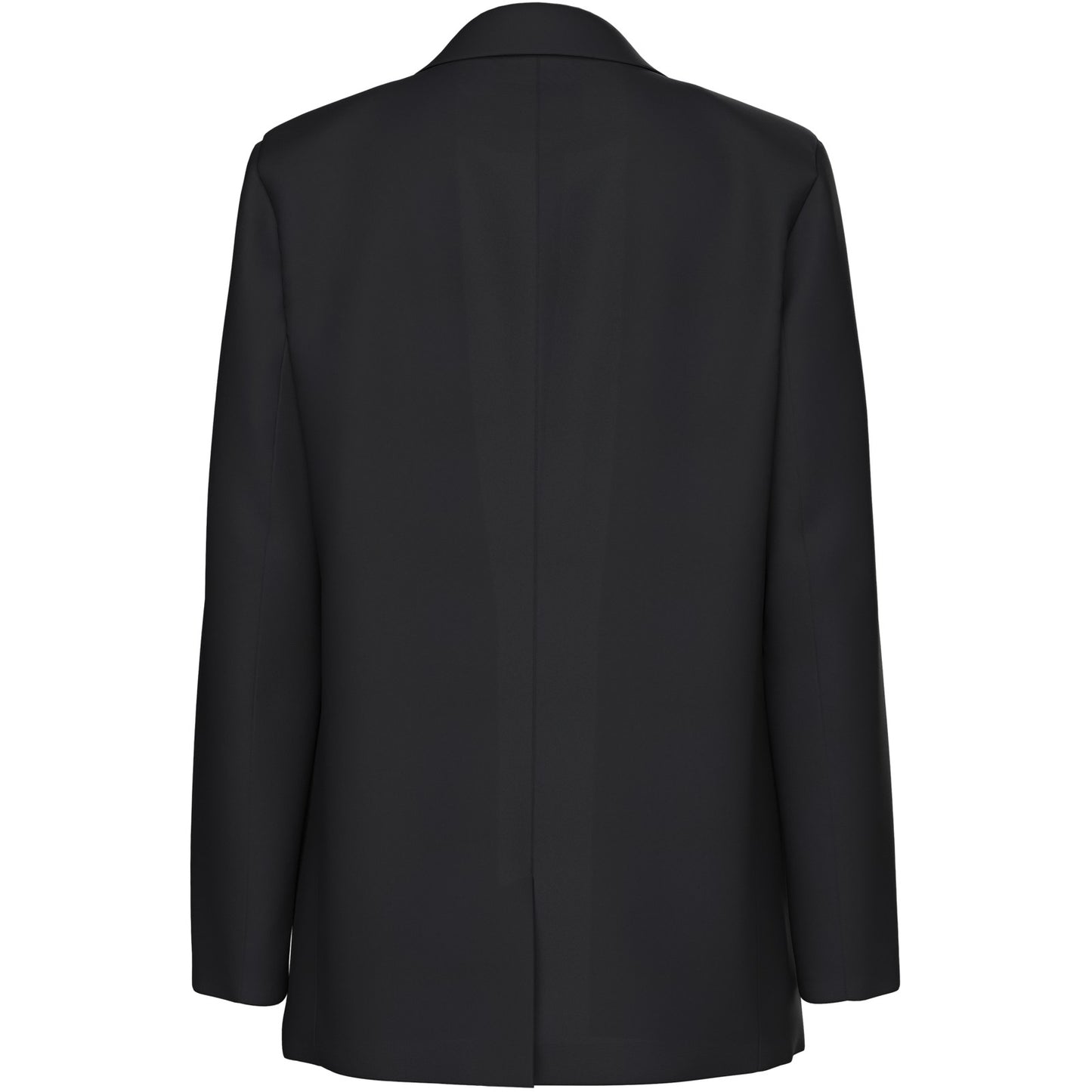Damenblusenteile - Pcbozzy Ls Loose Blazer Noos 12 A Slit - Schwarz