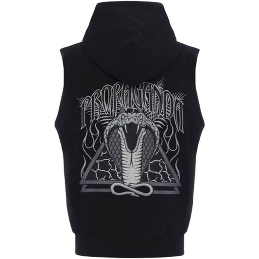 Propaganda Herren Hoodies – Triangle Cobrahm Sweatshirt – Schwarz