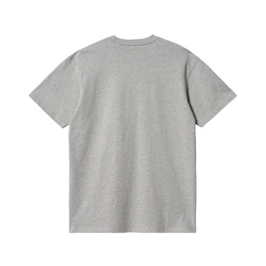 T-shirt Uomo Carhartt Wip - S/S Chase T-Shirt - Grigio