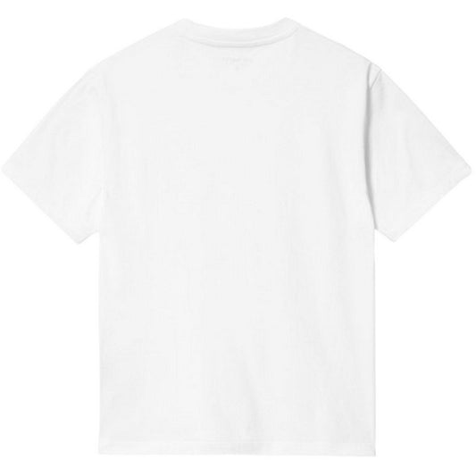T-shirt Donna Carhartt Wip - W' S/S Script Embroidery T-S - Bianco