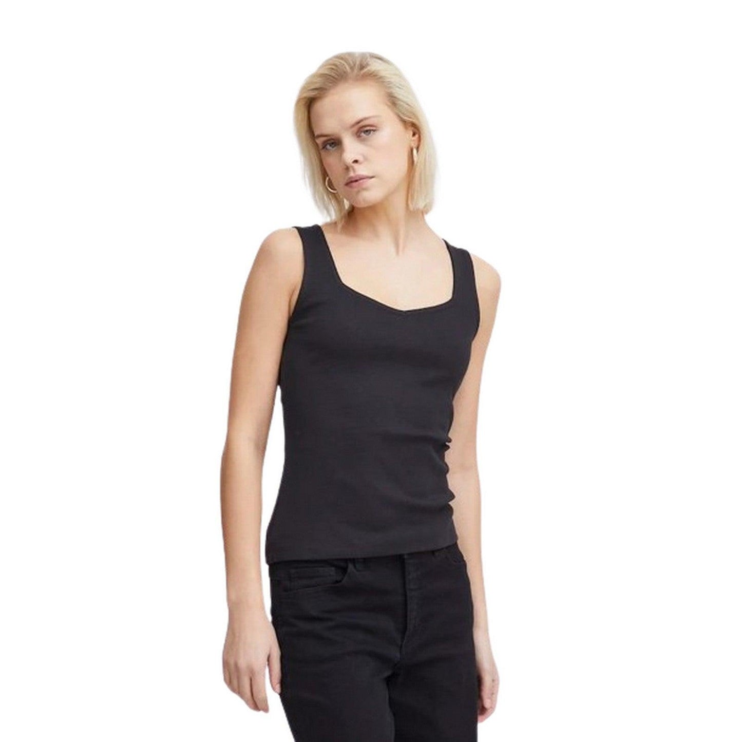 Camisetas de tirantes y camisetas de mujer Ichi - Ihoreta To2 - Negro