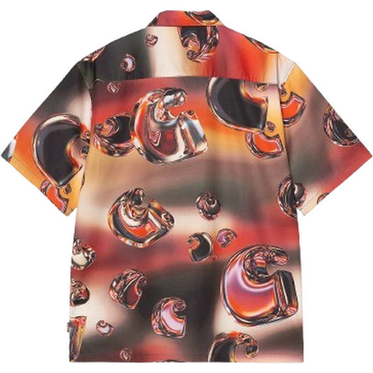 Męskie koszule codzienne Carhartt Wip – S/S Solar Chrome Shirt – wielokolorowy