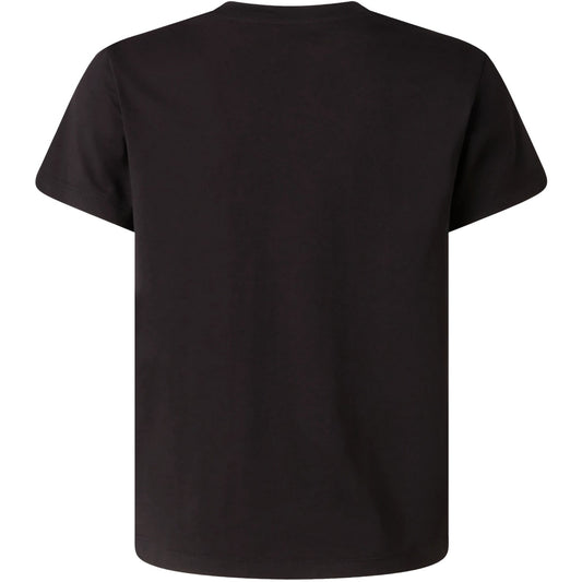 T-shirt Bambino The North Face - B Liquid Logo Reg Ss Tee Tnf White - Nero