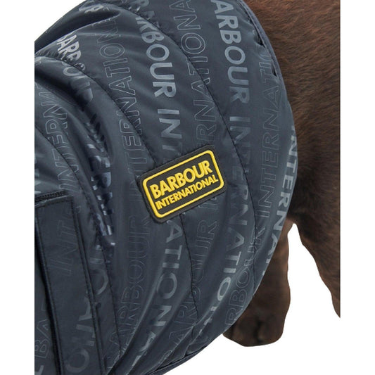 Barbour International Manteaux unisexes – Manteau pour chien Baffle Quilt – Noir